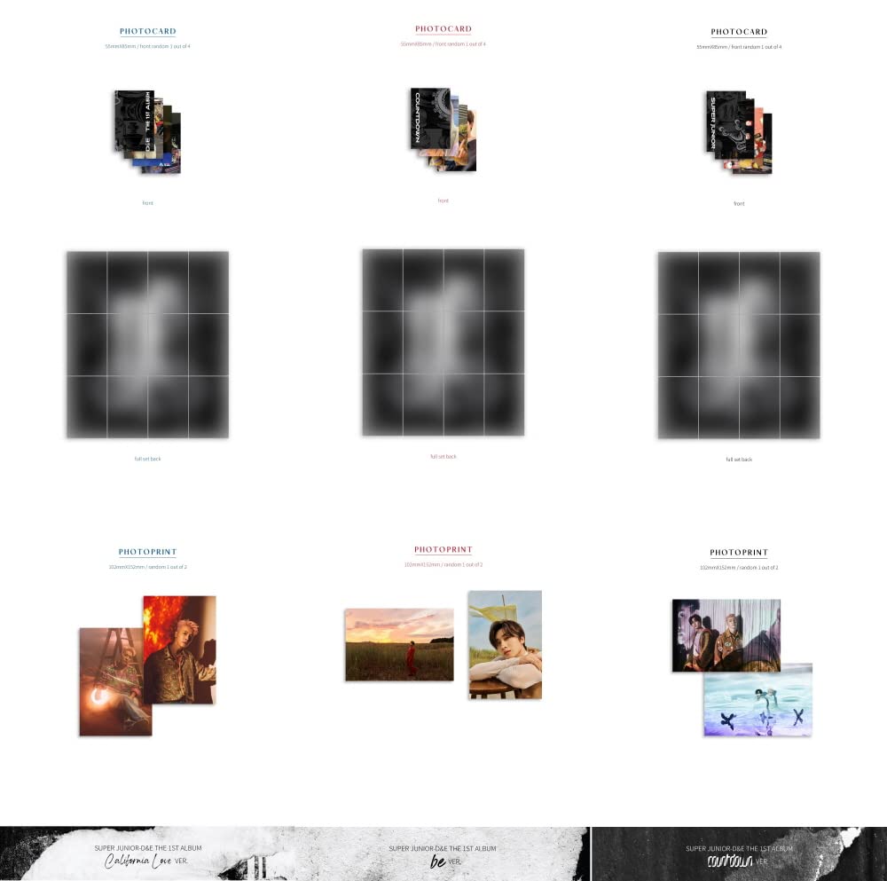 Amazon.com: SM Ent. Super Junior D&E - Countdown (Vol.1) Album+